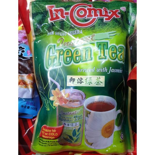 

IN COMIX GREEN TEA BREWEED WITH JASMINE