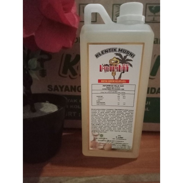 

minyak goreng kelapa segar 1 ltr (klentik murni Non RBD /non pemanasan)minyak diet,no timbal n kolestrol