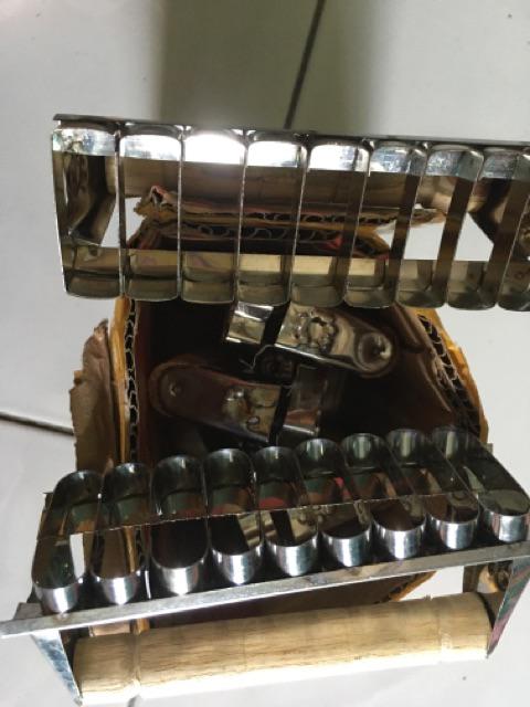 Cetakan Kue Kering Kastengel Cookies Paket Lengkap 5pcs Bulan, Bintang, Bunga, Kotak, Love