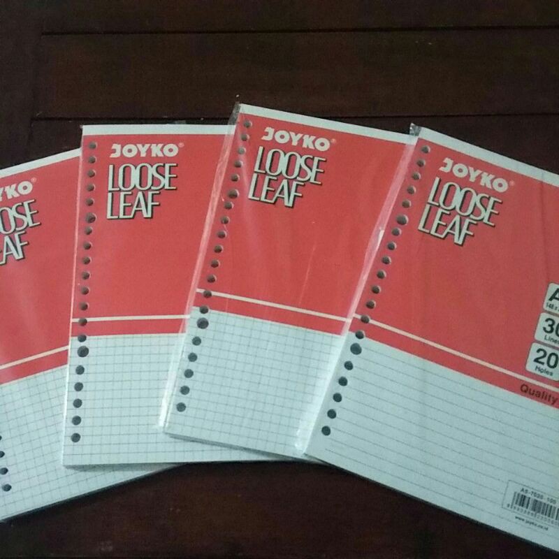 

250 SHEETS ISI KERTAS BINDER JOYKO A5 GRID/KOTAK/GARIS TERMURAH!!!