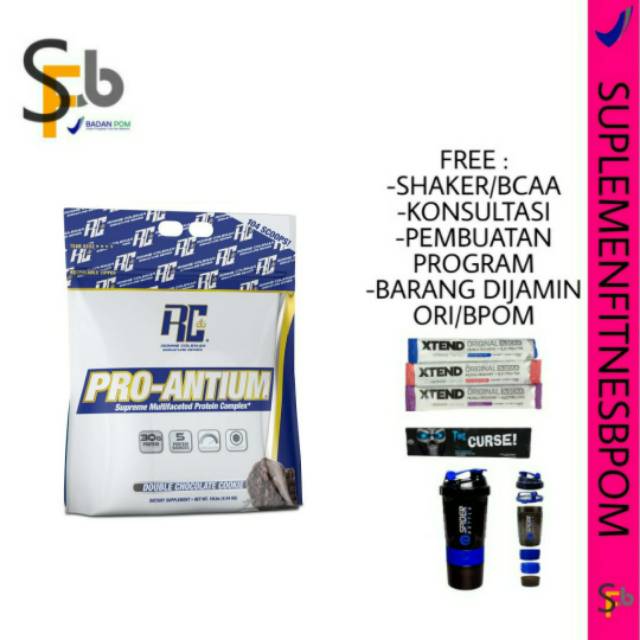 Jual Rc pro antium 10 lbs whey protein isolate ronie coleman rc whey xs