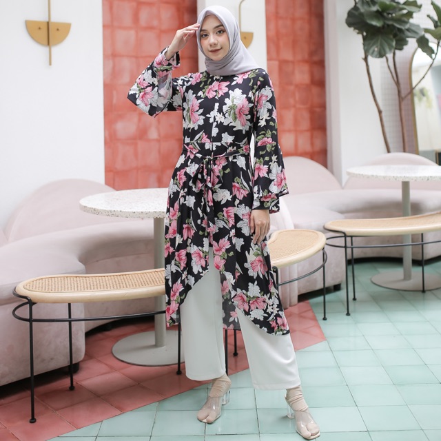 Koyu Hijab Baju Atasan Lusie tunik Hot Sale