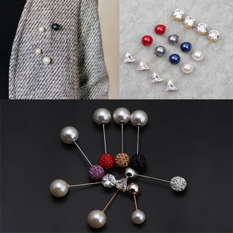 Mutiara Bros Korea bros pearl Brooch pin peniti Berlian Wanita Tuspin Aksesoris Fashion