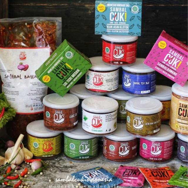 Sambal cuk surabaya bawang terasi teri medan ikan asin matah udang ebi pecel tuna asap
