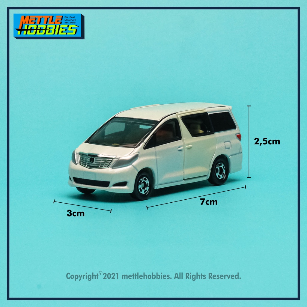 Tomica Toyota Alphard Diecast Miniatur Replika Mobil 1/64