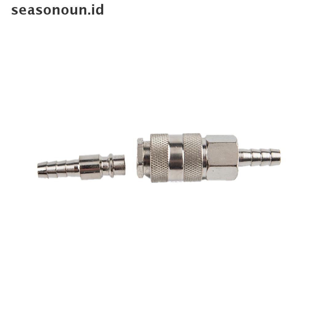 (seasonoun) Adaptor Konektor Pneumatik + Plug EU Untuk Kompresor Udara