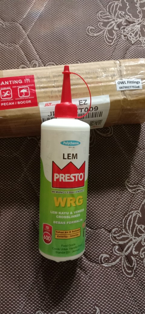 Lem Kayu Crosslinked Presto Wrg 600g Waterproof Produk Polychemie Asia Pacific Permai
