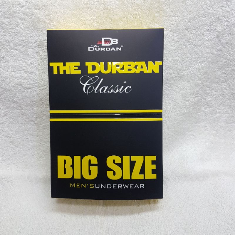 1 dus Celana dalam pria merk Durban Classic isi 2pcs big size