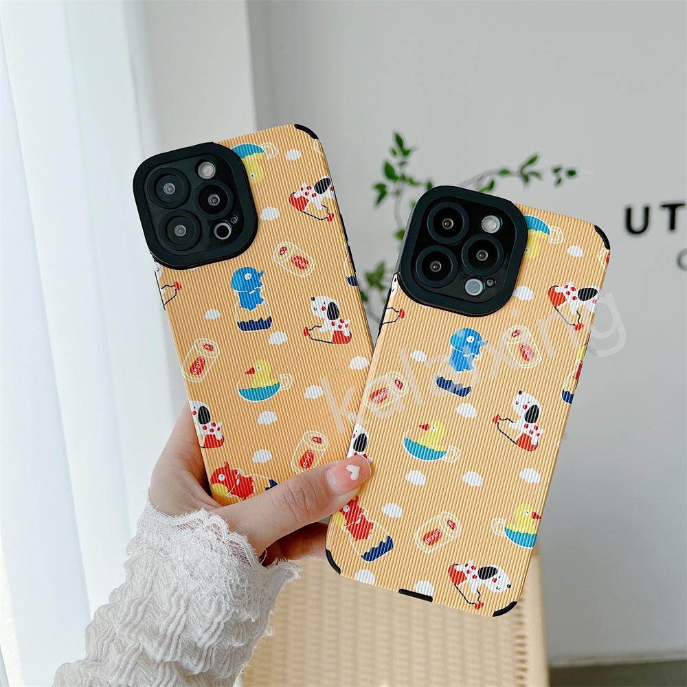 Case Motif Kartun Untuk iPhone 13 Pro Max 12Pro 11 XS Max XR XS X