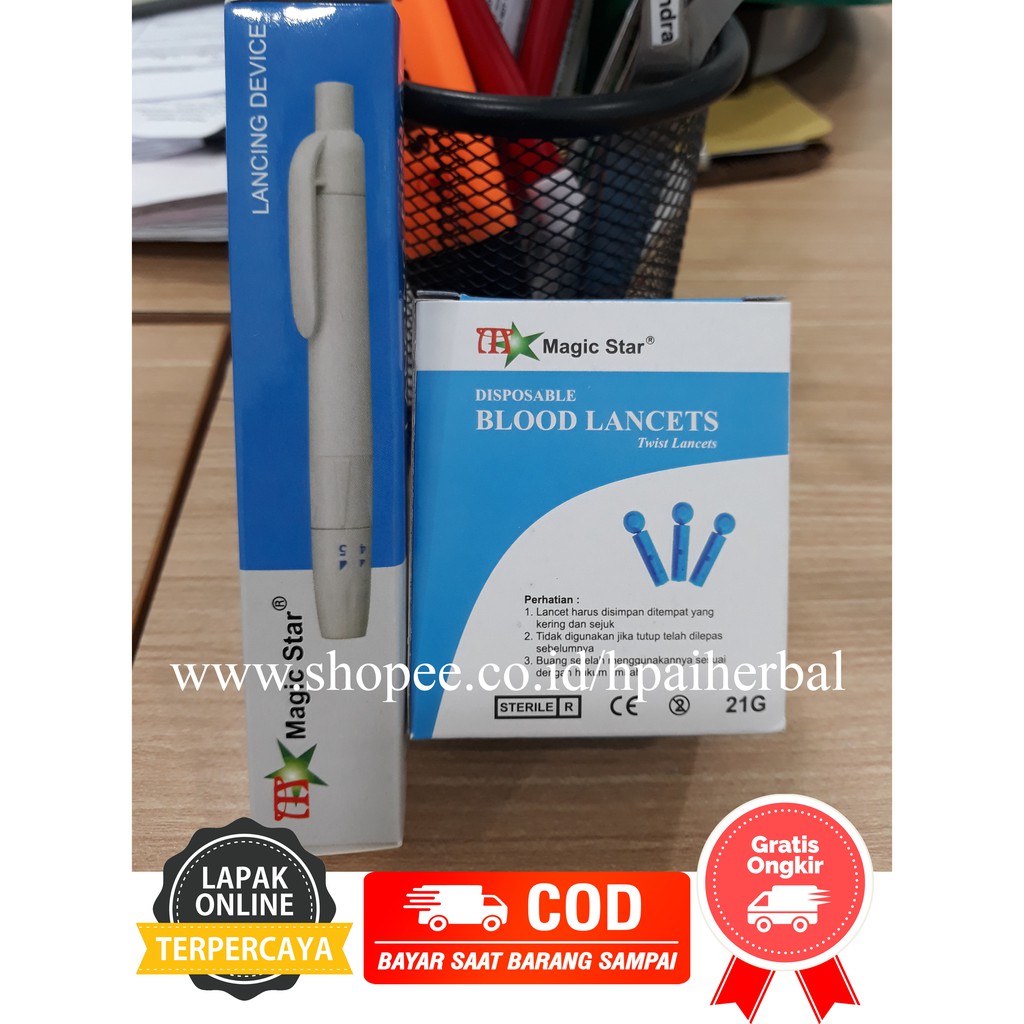 PAKET PENA BEKAM DAN JARUM MAGIC STAR
