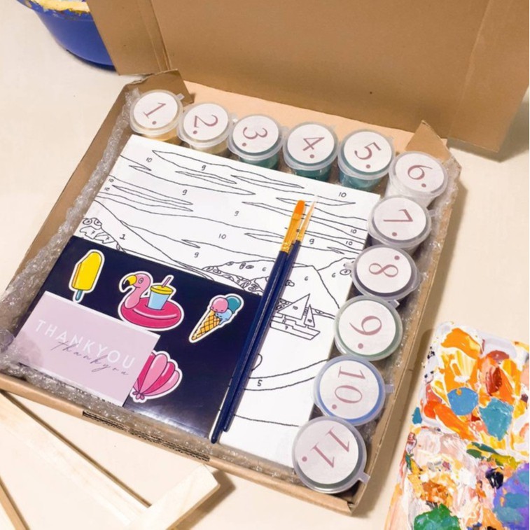 

Paint by numbers [ Mood] | de.artivist | painting-kit | canvas 20x20