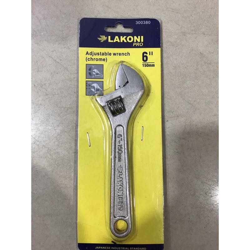 Kunci inggris 6inci/kunci serba guna lakoni