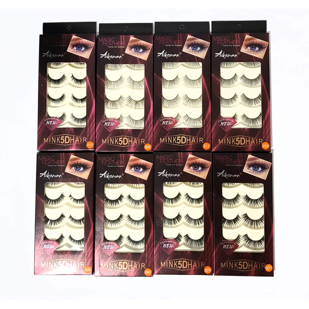 Bulu Mata Palsu Handmade 5D eyelashes fake lashes 1 Pack 5 Pasang M748
