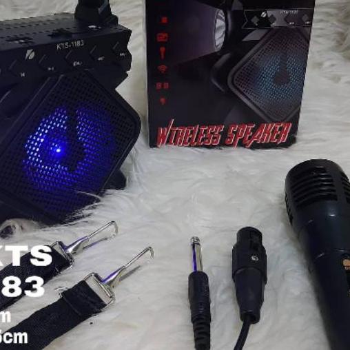 ۩ Speaker+mic karaoke+senter kts 1183 (speaker murah speaker kualitas mantap) ✲