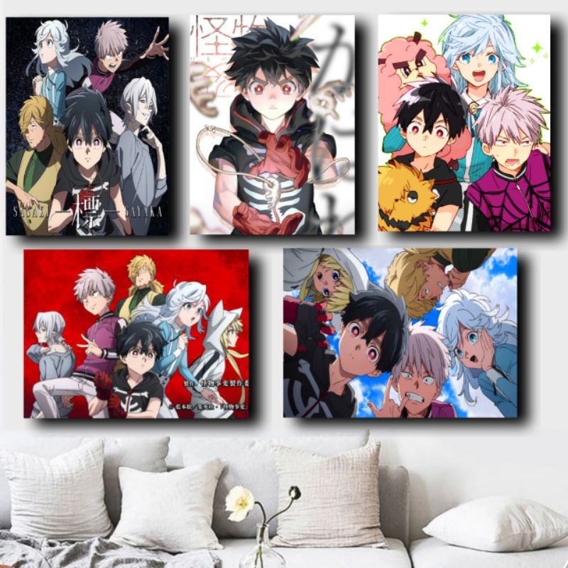 Dekorasi Poster Frame Kayu Anime Kemono Jihen / Kabane Hiasan Dinding Kamar walldecor