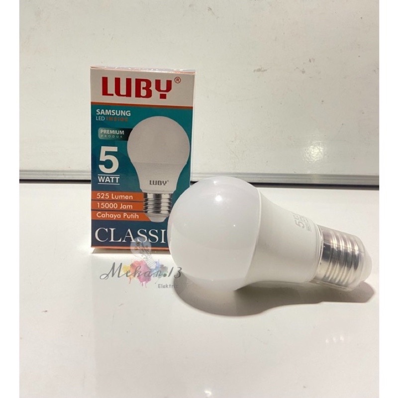 Lampu LED LUBY Classic Cahaya Putih 5W