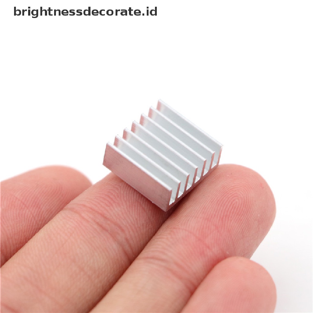 12 Pcs Pendingin Anodized Heatsink Ukuran 14x14 X 6mm  0 0 0 0 0