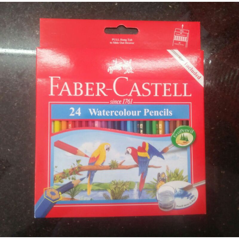 

pensil warna faber castell water colour 12 , 24 , 36 w