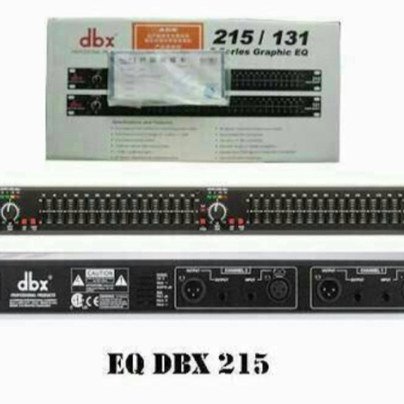equalizer DBX-215 original