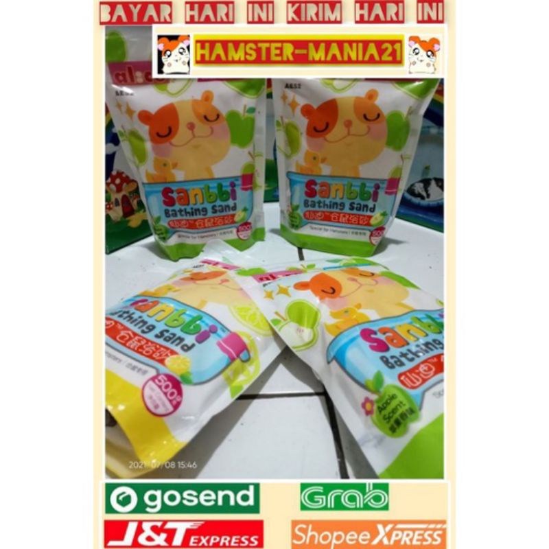 pasir sanby-jolly wangi mandi hamster 500gr-1kg