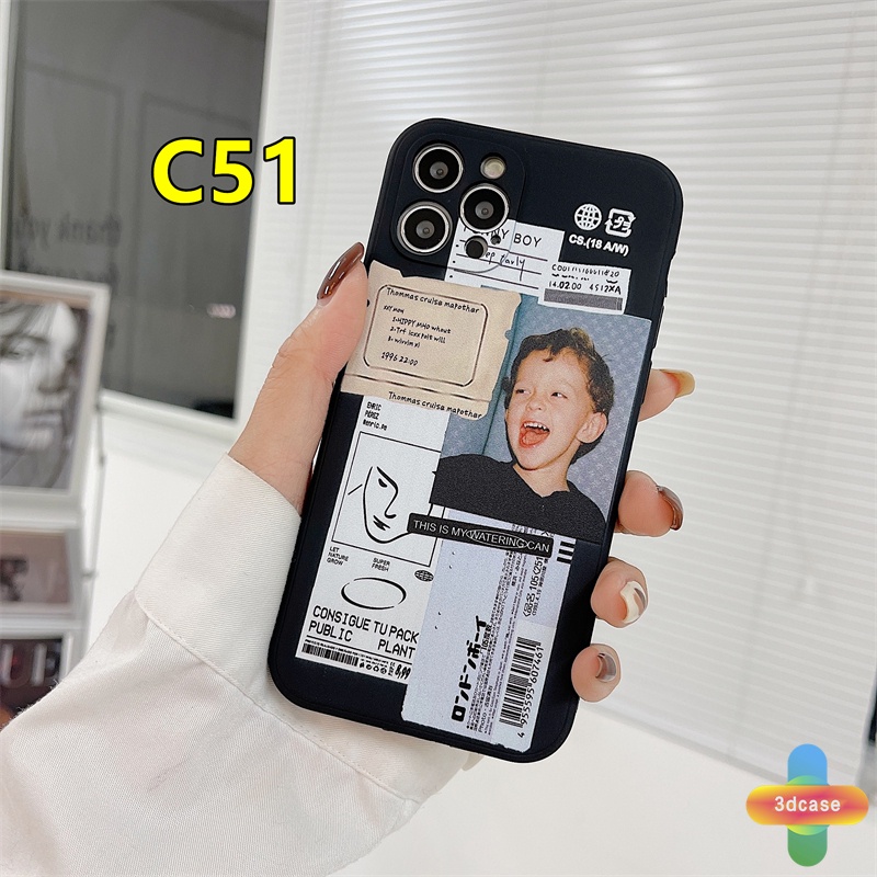 Casing Infinix Hot 10 Play Hot 10 10t 10s 10i S4 9 Pro 11 Plus Hot 9 11 Play 11 11S NFC Infinix Smart 4 5 Pro 3 Plus Infinix Note 8 10 Tencno Spark 5 PRO A54 A15 A9 A5 Y12 Y20 A12 Couple Cute Little Girl Boy Straight Cube Soft TPU Case