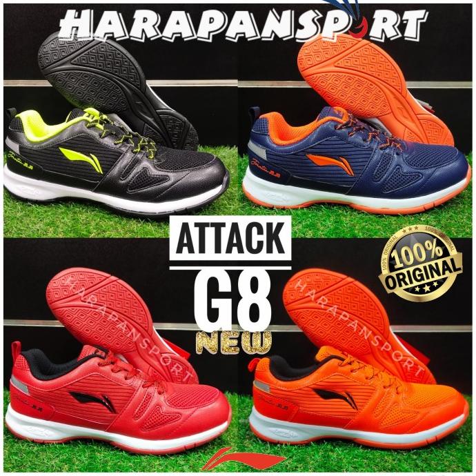 NEW SEPATU BADMINTON LINING ATTACK G8 ORIGINAL  AYTR030-7