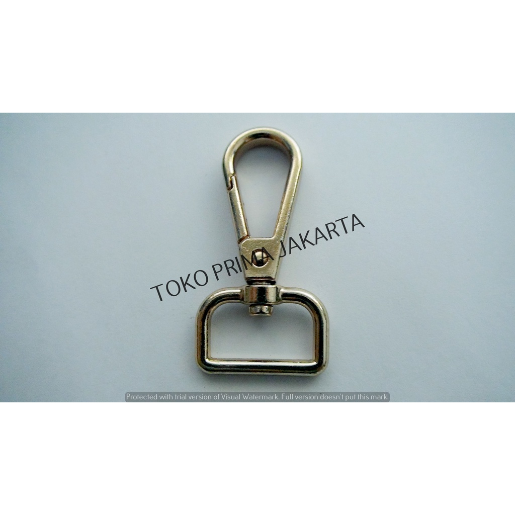 

AKSESORIS CANTELAN GANTUNGAN KOKOT KAITAN METAL BAG HOOK PENGAIT BESI 32-20 MM MAS MUDA