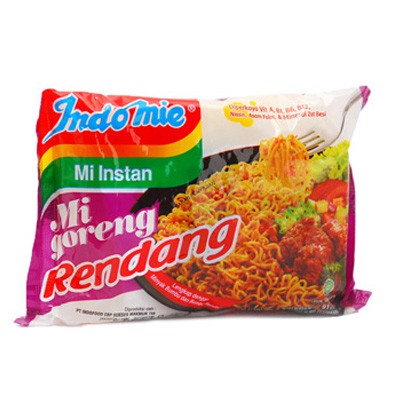 

INDOMIE GORENG RENDANG ISI 5PCS//HARVESTMART