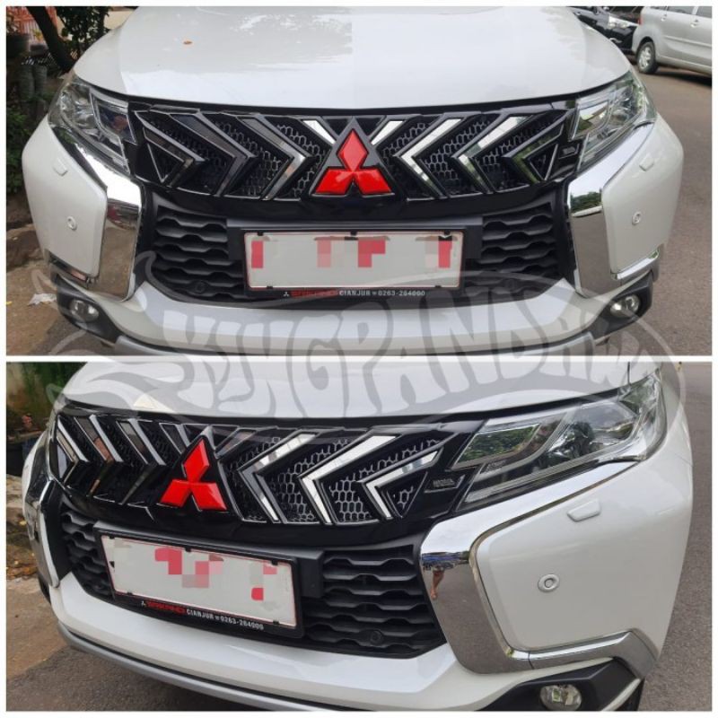GRILL DEPAN - ALL NEW PAJERO SPORT 2016 2019 - MDL ROCKFORD STYLE