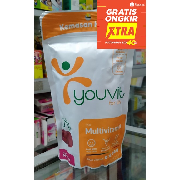 Youvit Gummy Multivitamin Dewasa Isi 30