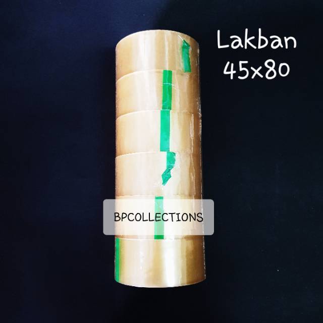 

1 DUS GOJEK 72roll Lakban Bening 45mm 80yard 45 mm 80 yard y 45x80 Packaging Packing Kuat Selotip Isolasi Solasi Solatip atk GOJEK 1 DUS