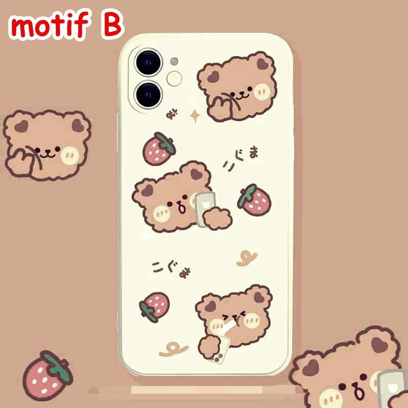SAMSUNG A11, A20/A30, A01, A01 CORE, A10S, A20S, A03, A03 CORE, J4 PLUS, J6 PLUS - CUTE BROWN BEAR B