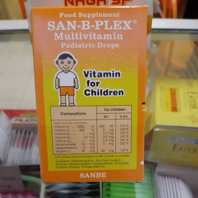 Jual San B Plex Drop Multivitamin Anak/sanbeplex/sanbplex | Shopee ...