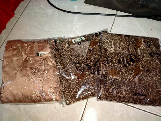 Set Batik Couple Kiara Brown