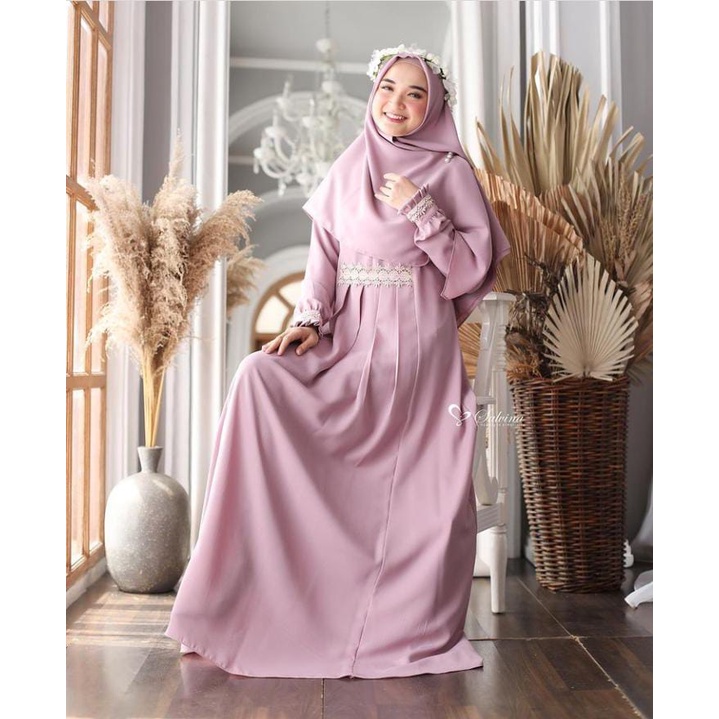 FAIRUZ DRESS SET KHIMAR by SALVINA
