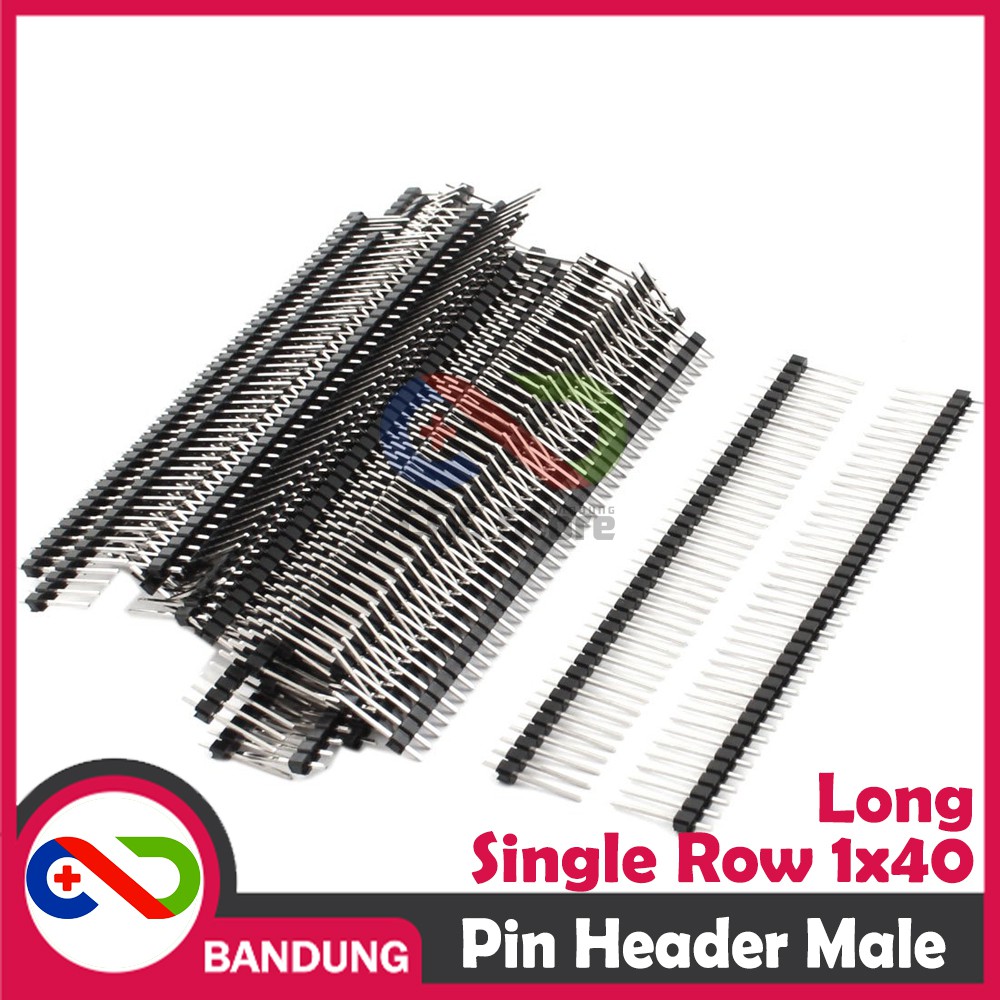 PIN HEADER LONG PANJANG 17MM MALE STRIP SINGLE 1X40 2.54MM