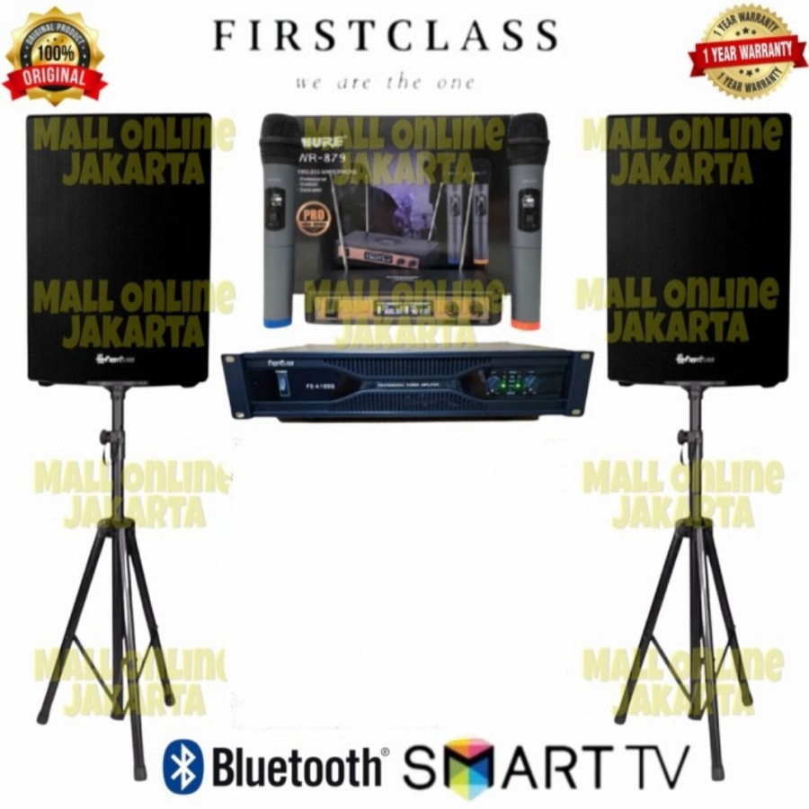 Paket sound system 15 inch Outdoor firstclass 8 ch Lapangan outdoor