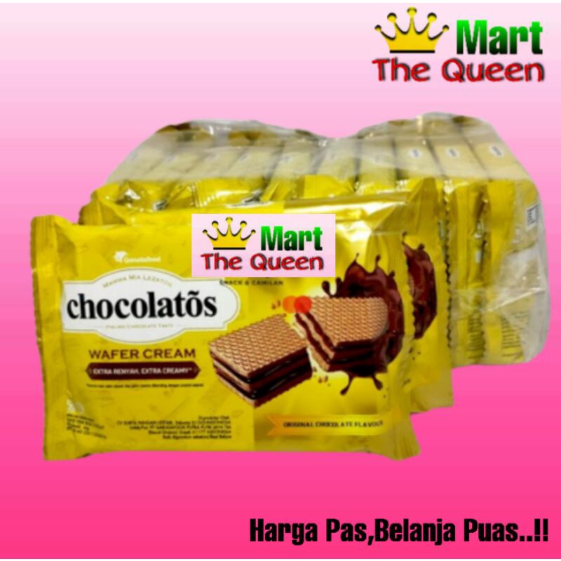 

CHOCOLATOS WAFER 1 pack isi 10 x 48 gram