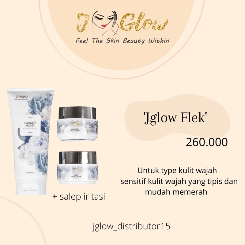 Jglow Skincare Paket Flek