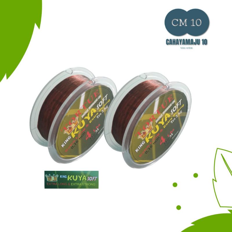 Senar pancing Kuya Tortue KUYA SOFT (Dus Hijau) 110M