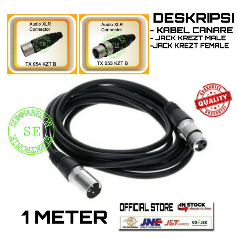 kabel mixer speaker jack xlr male female krezt original