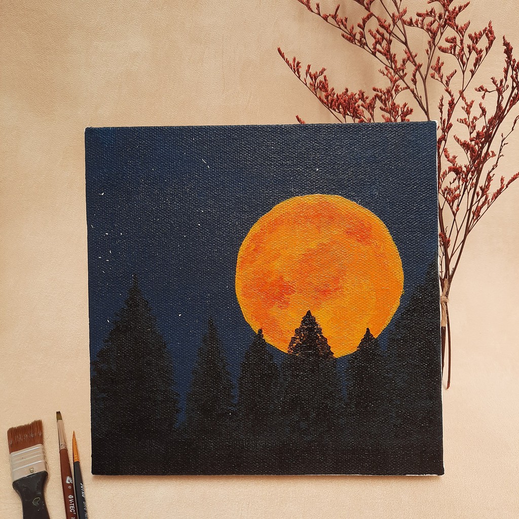 

Canvas Painting "Full moon
