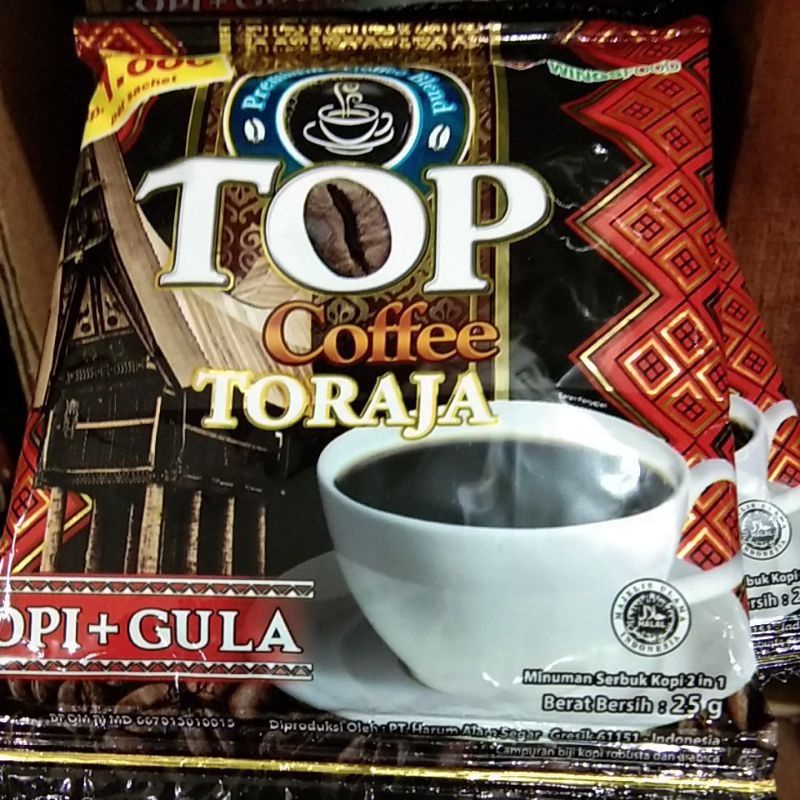 Top Coffe Toraja 12 x 25gr