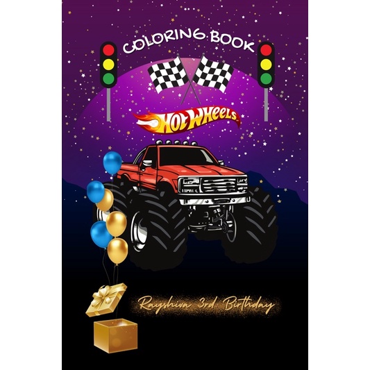 

COLORING BOOK CUSTOM BUKU MEWARNAI THEMA BIRTHDAY HOTWHEELS SOUVENIR ULANG TAHUN
