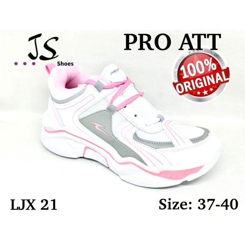 PRO ATT LJX21 - SEPATU SNEAKERS TALI WANITA DEWASA PRO ATT ORIGINAL