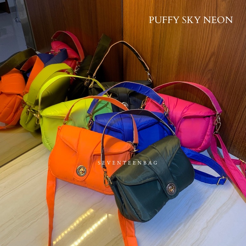 ARCELL - PUFFY SKY NEON | Tas Selempang Wanita