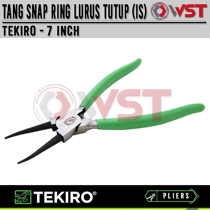 Tekiro Tang Snap Ring Lurus Tutup 7" / 7inch