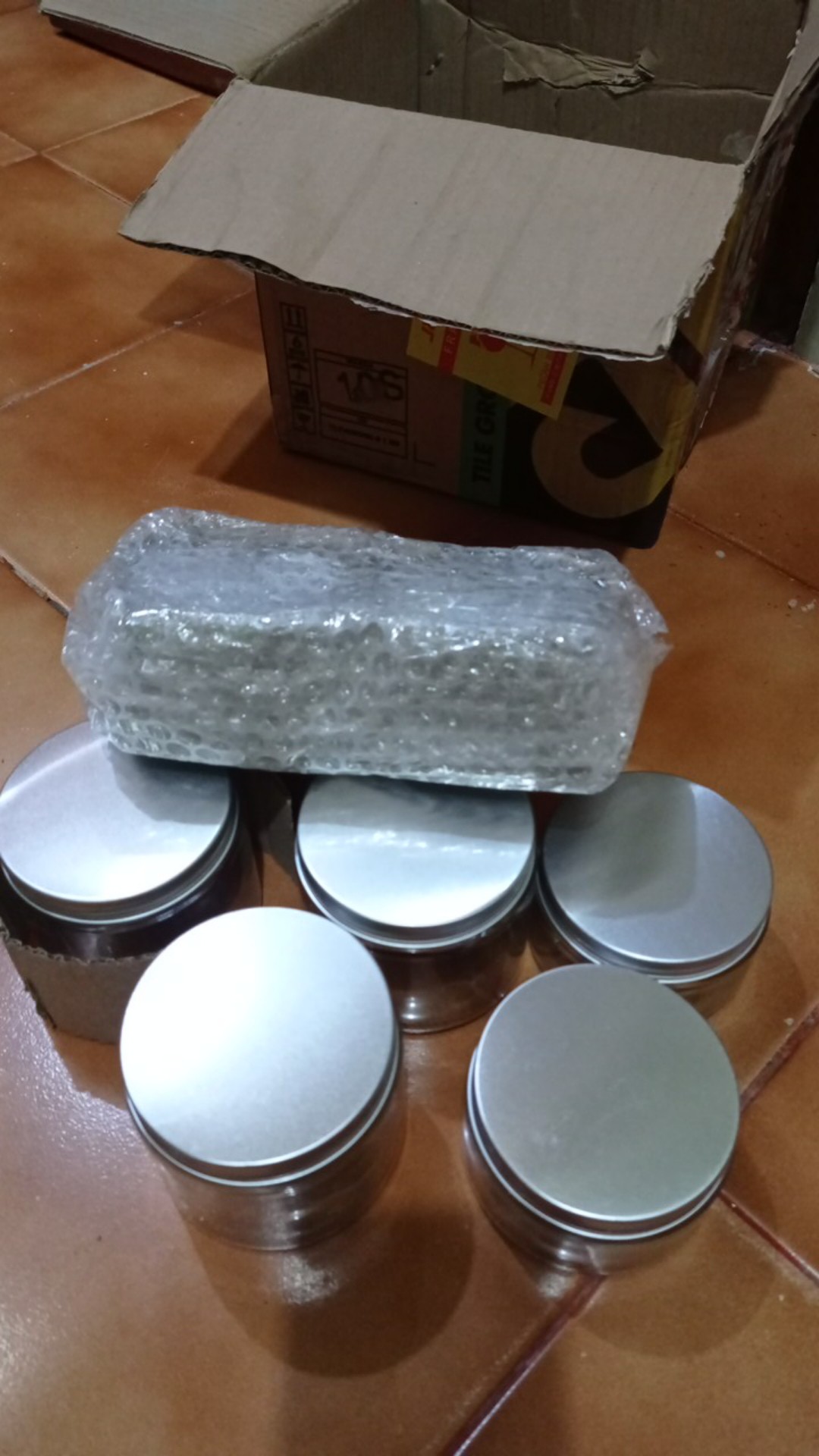 Toples Jar Kaca 250 Ml Tutup Aluminium
