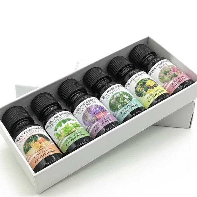 GOOD Paket 6 Botol 10ML Minyak Aromatherapy Essential Oil Difuser