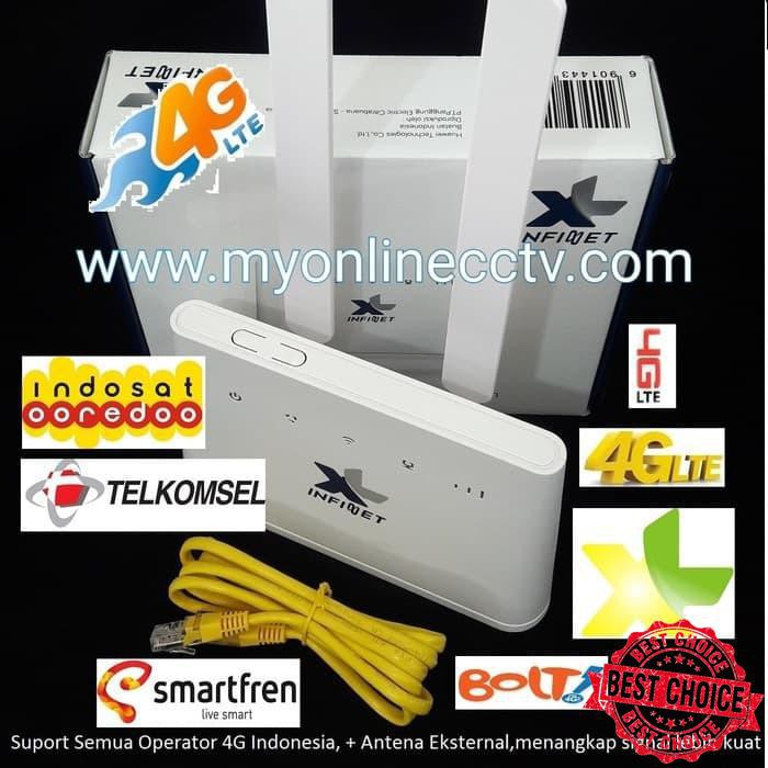 PROMO HARGA TERMURAH Modem Router wireless wifi 3G 4G USB Online camera CCTV MyOnlineCCTV - Putih